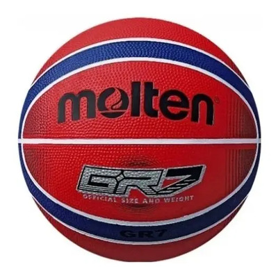 Pelota De Basquet Molten N 7 Gr7 Rojo\u002Fazul Modelo Color Rojo | Meses sin interés