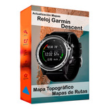 Actualización Gps Reloj Garmin Descent Mapa Ruta Y Topo 