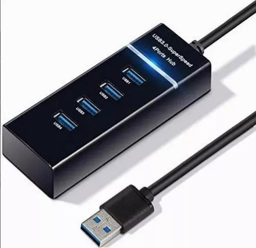 Hub Usb 3.0 4 Puertos Expansor Multi Para Laptop Pc 4 En 1