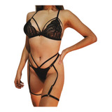 Conjunto Lencería Doble Tira Less Regul Sexy 7-150  Palermo 