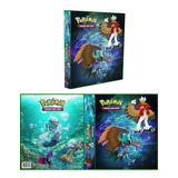 Album Pasta Fichário Pokémon Decidueye & Primar + 10 Folhas 