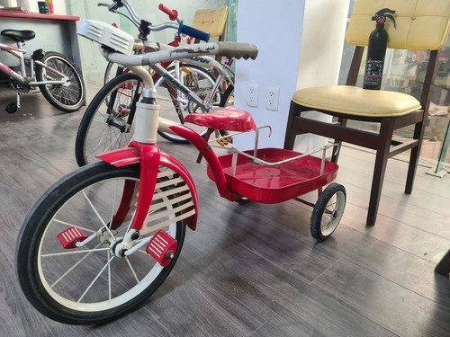 Triciclo Antiguo Restaurado Con Telaraña Muy Raro