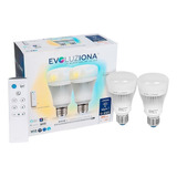 Kit 2 Focos Led Inteligentes 11.5 W Luz Blanca Dinámica Wifi Color De La Luz Cct Tunable