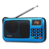 Mini Rádio Fm Portátil Blue Rolton W405