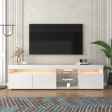 Fanyhome Modern Design Stands 80, Led Light Entertainment C.