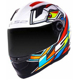 Capacete Masculino Ls2 Classic Ff358 Xdron Neon Laranja 56