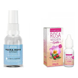 Óleo Rosa Mosqueta Epilê  + Pedra Hume Spray Farmax 10ml