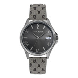 Reloj Steve Madden Dama - Correa De Piel Color Gris