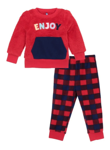 Conjunto Pijama 2 Pzs Polar Para Bebe