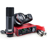 Focusrite Scarlett Solo Studio Set Grabacion Usb Kit 3da Gen