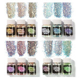Let's Resin Opal Chunky Glitter, 12 Color Mixology Craft Gli