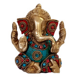 Purpledip Hind Dios Estatua De Lord Ganesha Religiosa (ganap