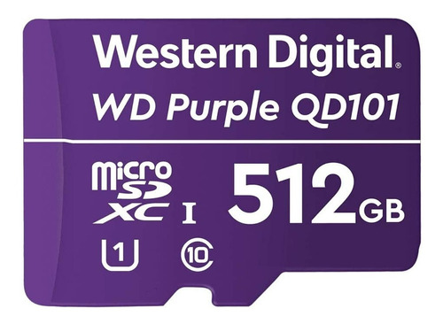 Memoria Micro Sd 512gb Western Digital Videovigilancia