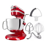 Batidora Kitchenaid Industrial Pro 600 5.7l + Accs Extras Color Rojo