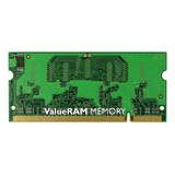 Memoria Ram Valueram Color Verde  1gb 1 Kingston Kvr800d2s6/1g