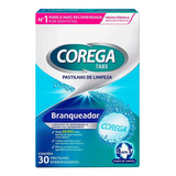 Corega Tabs Branqueador Com 30 Pastilhas