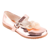 Zapato Niña Conejos Princesa Zapatillas 057-cor Oro Rosado