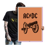 Acdc - Poster Quadro Placa Painel Vintage Retrô Rock A2 06