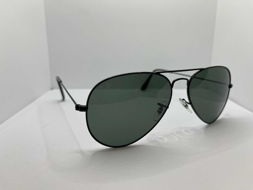 Ray Ban Aviador Negro Gota Mediana 58mm Rb3025 Fotos Reales!