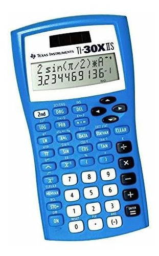 Calculadora Científica Texas Instruments Ti-30x Iis, Azul