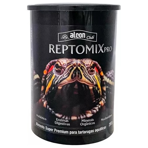 Ração Réptil Reptomix Pro 280g Alcon P/tartaruga C/ Gammarus