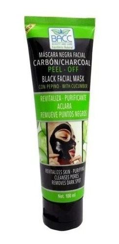 Mascarilla Facial Negra Carbon