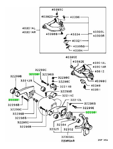 Buje Del Diferencial De Mitsubishi Montero Sport Y Dakar 3.0 Foto 3