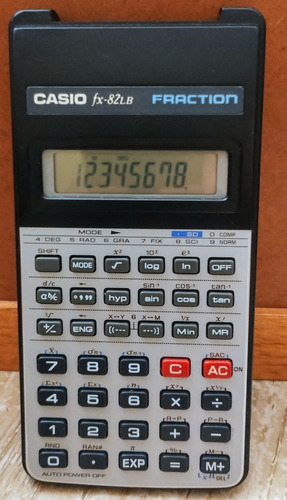 Casio:calculadora Científica,fraction Fx-82lb Tapa Teclado 