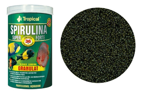 Tropical Alimento Peces Super Spirulina Forte Granulado 600g