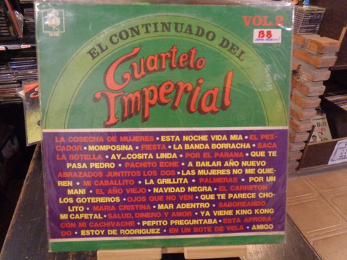 Cuarteto Imperial El Continuado Vinilo Cumbia F1