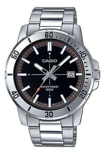 Reloj Casio Hombre Mtp-vd01d-1e2 Sumergible Acero Calendario