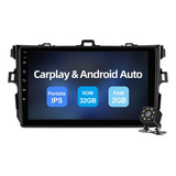 Isudar Estéreo 2+32gb Carplay Paratoyota Corolla 2007-2013