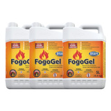 Kit C 3 Fogogel Gel P/queima 5 L Start Acender Churrasqueira