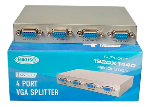 Splitter Video Vga 4 Salidas