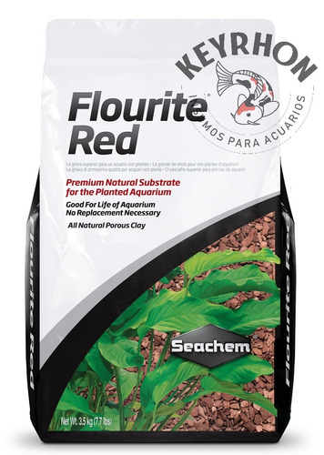 Sustrato Seachem Flourite Red 3,5kg Acuario Plantados Envíos