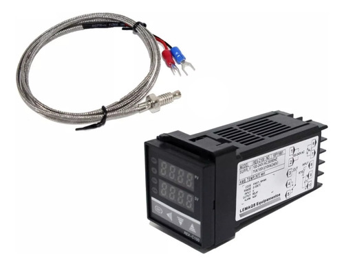Controlador De Temperatura Digital J K Pt100  + Sensor K