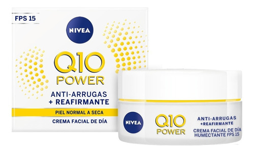 Crema Nivea Q10 Power Día Anti-arrugas Fps 15 X 50ml