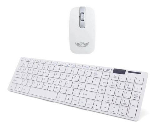 Kit Teclado E Mouse Sem Fio Wireless Promoção C Nota Fiscal