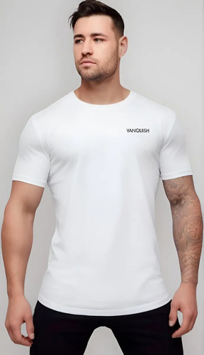 Playera Deportiva Gym Casual Slim Fit Spandex Vanquish A04 M | MercadoLibre