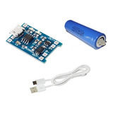 Kit Para Conversión A Litio Tp4056 Usb + 18650 - Chau Pilas!