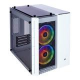 Gabinete Corsair Crystal 280x Tempered Glass White Color Blanco