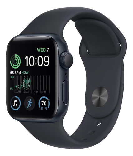 Apple Watch Se 2a Geração Gps 44mm Alumínio Midnigh Novo