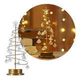 Arbolito Navidad Luces Led Calida Decoracion Mesa Pilas 30cm