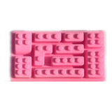 Molde De Silicona 10 Bloques Formas Variadas De Lego