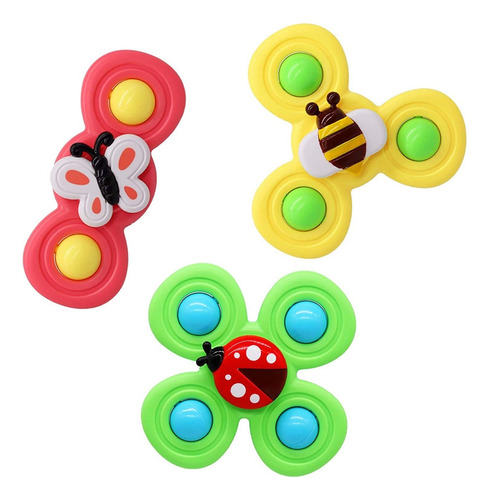 3 Temprano Juguetes De Aprendizaje De Baño Fidget Spinner