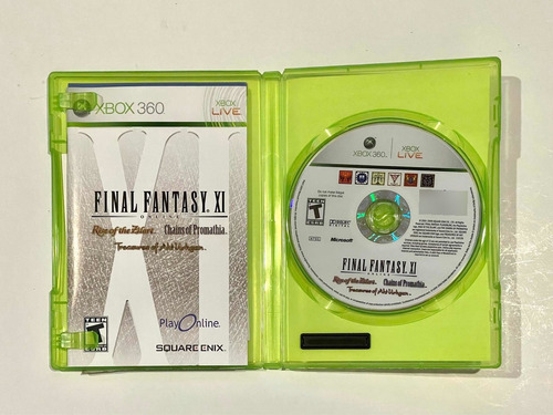 Final Fantasy Xi Online Xbox 360 Cd Xbox Live Juego De Video