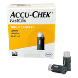 Lancetas Accu Chek Fastclix 100+2