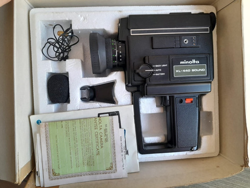 Antiga Filmadora Minolta Xl-440 Sound #10910341