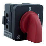 Interruptor Rotativo Bipolar 20 Amp Embutir Panel Elibet