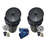 Kit Hidroponia Dwc 20l Kit Inicial Doble